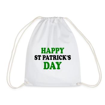 happy st patrick's day - Sac de sport léger - blanc - Devant