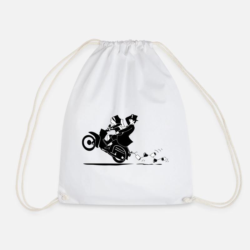 SERBSKI KVASS - DELNJOSERBSCE - Drawstring Bag - white