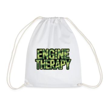 Camouflage Engine Therapy Tuning Lifestyle - Turnbeutel - Weiß - Vorne