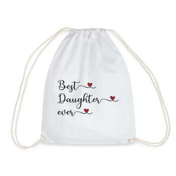 Meilleure fille de tous les temps - Sac de sport léger - blanc - Devant