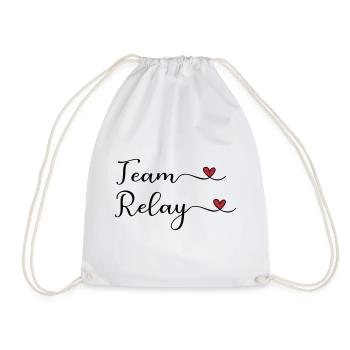 Relay Team - Drawstring Bag - white - Front
