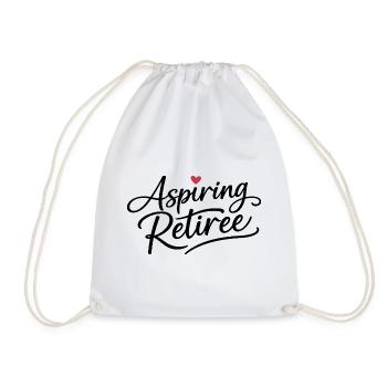 Aspirant retraité - Sac de sport léger - blanc - Devant