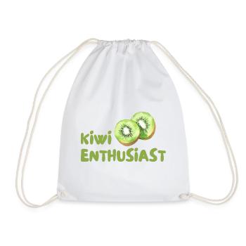 Kiwi Enthusiast - Turnbeutel - Weiß - Vorne