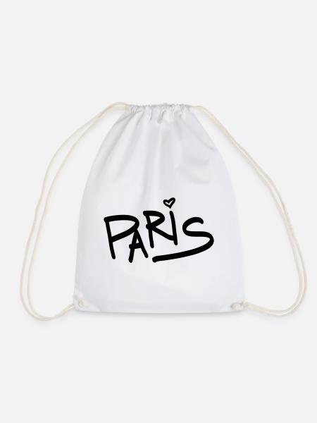 Paris - Turnbeutel - Weiß