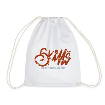 Skills Prove Them Wrong Retro Streetwear - Turnbeutel - Weiß - Vorne