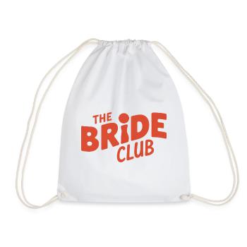 The Brides' Club Hochzeits-Junggesellinnenabschiedsmädchen - Turnbeutel - Weiß - Vorne