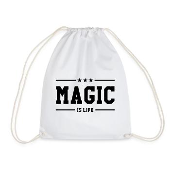 Magic is life - Turnbeutel - Weiß - Vorne