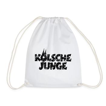 Kölsche Junge (Vintage) Kölner Jungs aus Köln - Turnbeutel - Weiß - Vorne
