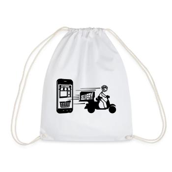 Achats en ligne et livraison scooter - Sac de sport léger - blanc - Devant