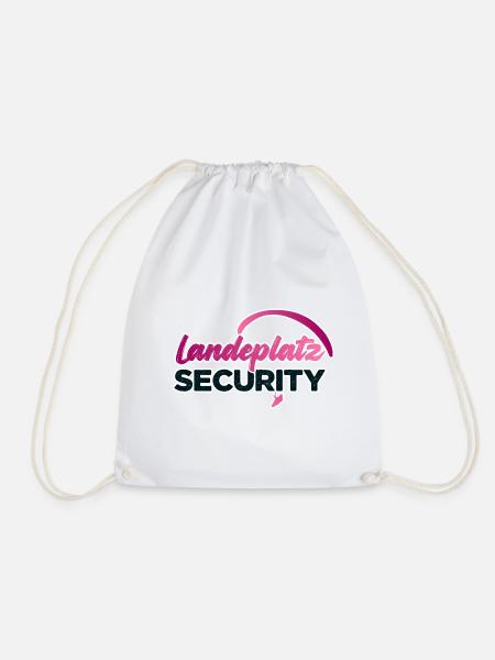Landeplatz SECURITY - Turnbeutel - Weiß