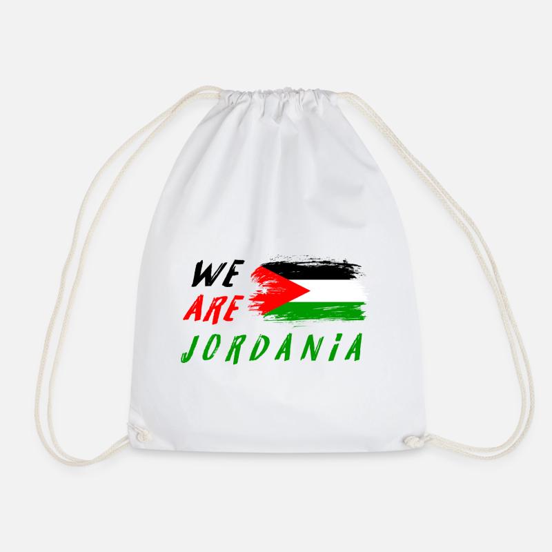 Wir sind Jordanien - Turnbeutel - Weiß