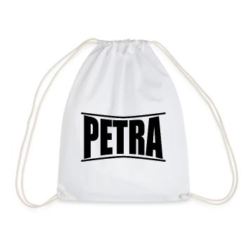 Petra t-shirt t-shirt idée cadeau - Sac de sport léger - blanc - Devant