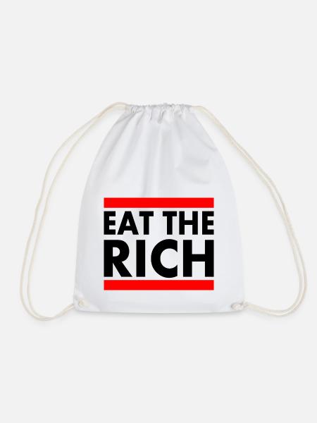 Eat the rich - Turnbeutel - Weiß