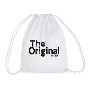 The Original Est. 2001 – Funny Parent Design - Drawstring Bag - white - Front
