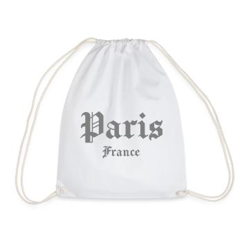 Paris France Gothique - Sac de sport léger - blanc - Devant