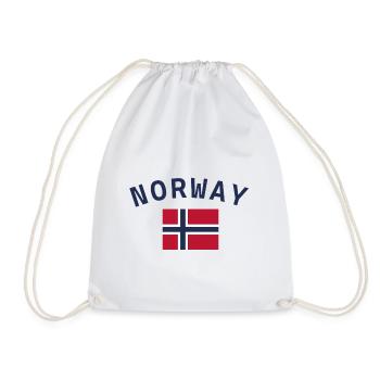Norwegen - Turnbeutel - Weiß - Vorne