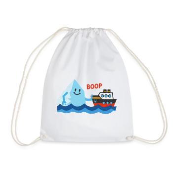 Eisberg sagt Boop zum Schiff - Sac de sport léger - blanc - Devant
