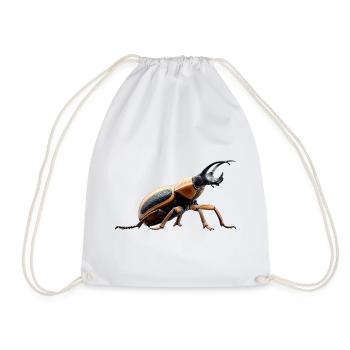 Maikäfer Süßer Hirschkäfer Nashornkäfer Insekten - Drawstring Bag - white - Front