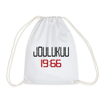 Finnland, Geburtstag im Dezember 1966 - Turnbeutel - Weiß - Vorne