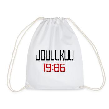 Finnland, Geburtstag im Dezember 1986 - Turnbeutel - Weiß - Vorne