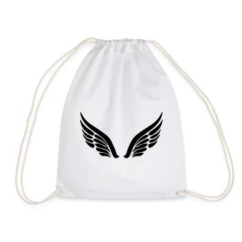 ailes d'ange - Sac de sport léger - blanc - Devant
