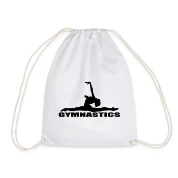gymnastics - Sac de sport léger - blanc - Devant