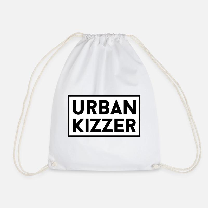 Urban Kizzer - Drawstring Bag - white