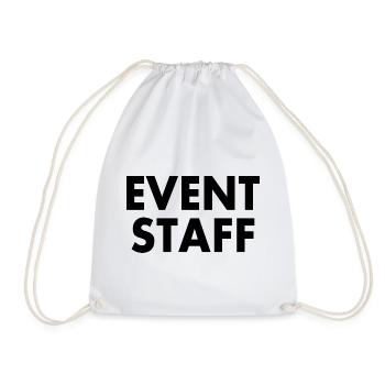 Event staff - Turnbeutel - Weiß - Vorne