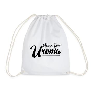 Mama Grandma Great-Mama – Gift for Multigenerational Fam - Drawstring Bag - white - Front