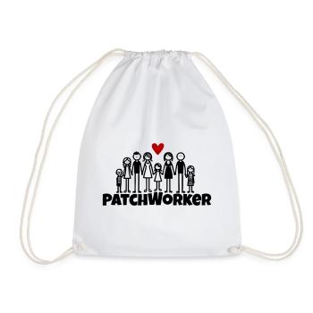 Patchworker2 - Turnbeutel - Weiß - Vorne