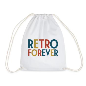 Retro forever - Sac de sport léger - blanc - Devant