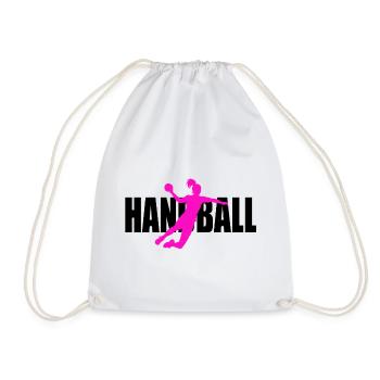 Handball - Drawstring Bag - white - Front