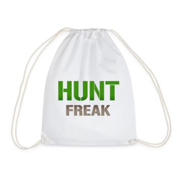 Typographie de la boule verte de Hunt Freak - Sac de sport léger - blanc - Devant