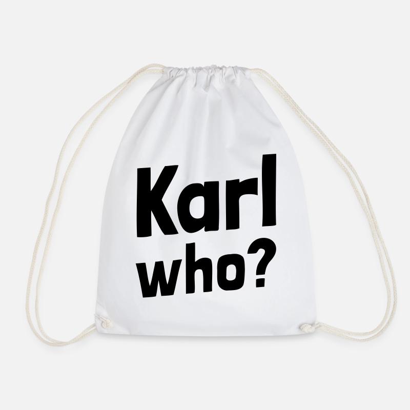 Karl who? (1a) - Turnbeutel - Weiß