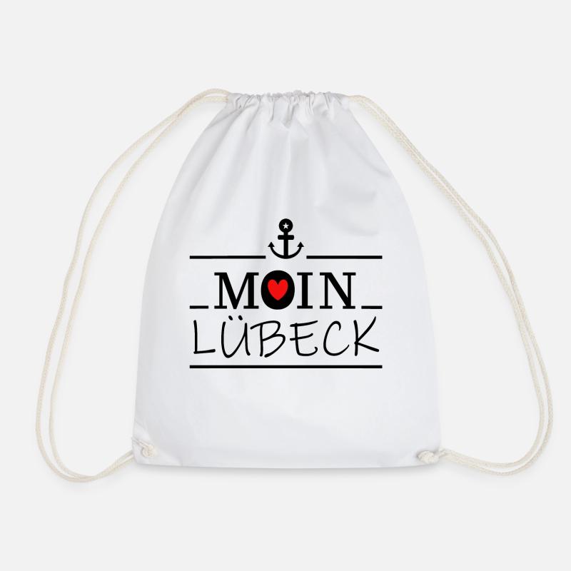 Moin Lübeck - Turnbeutel - Weiß