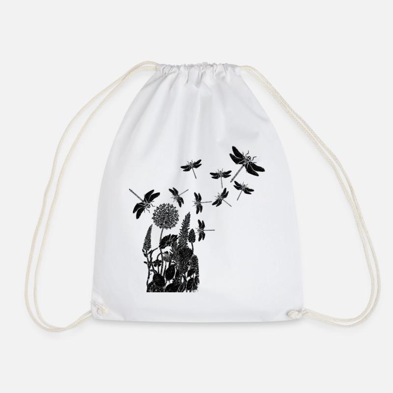 Libellules - Sac de sport léger - blanc