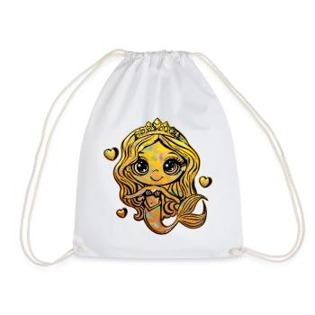 Sweet Mermaid 3 - Drawstring Bag - white - Front