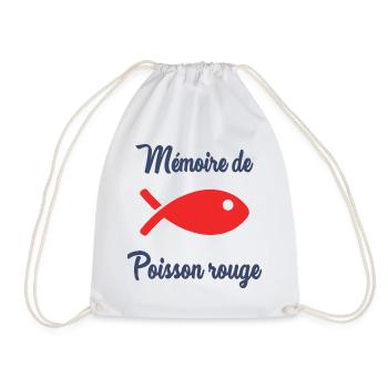 POISSON. MEMOIRE. SARDINE. POISSON D'AVRIL. MER - Sac de sport léger - blanc - Devant
