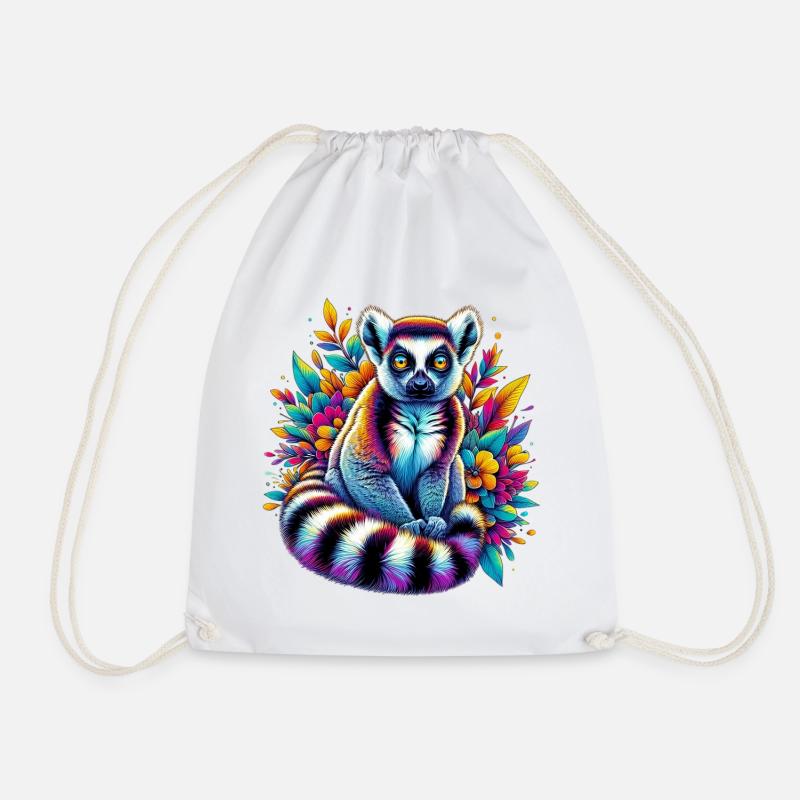 Lémurien - Sac de sport léger - blanc