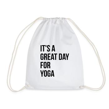 Yoga - Drawstring Bag - white - Front