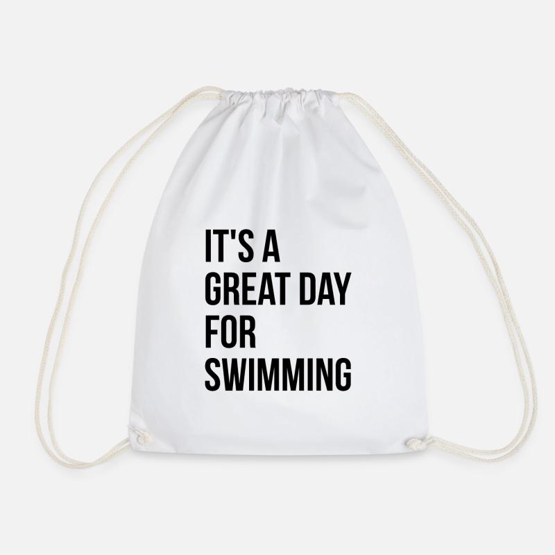 Swim - Drawstring Bag - white