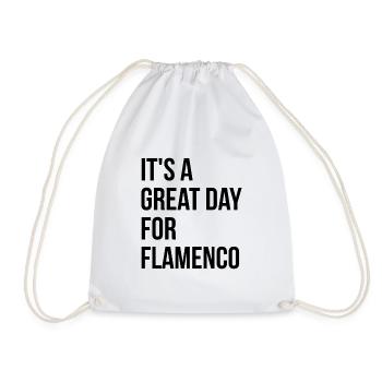 Flamenco - Turnbeutel - Weiß - Vorne