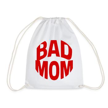 Mauvaise maman - Sac de sport léger - blanc - Devant