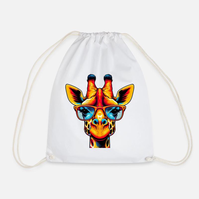 Giraffe - Turnbeutel - Weiß