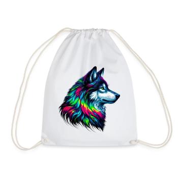 Loup - Sac de sport léger - blanc - Devant