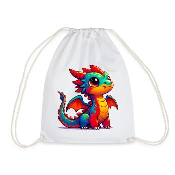 Dragon - Sac de sport léger - blanc - Devant
