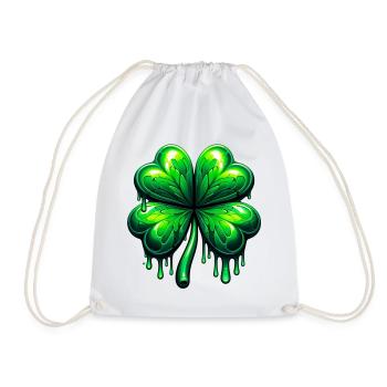Trèfle à quatre feuilles - Sac de sport léger - blanc - Devant