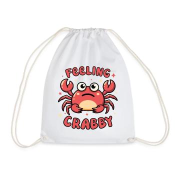 feeling crabby - Sac de sport léger - blanc - Devant