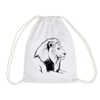 Lion - Sac de sport léger - blanc - Devant