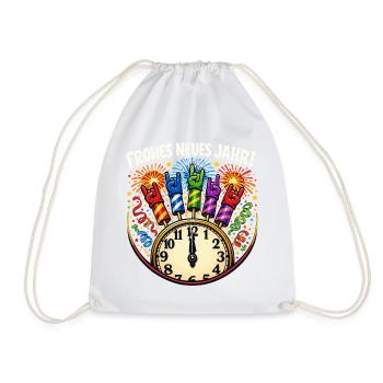 Bonne année - Rock n Roll - Sac de sport léger - blanc - Devant